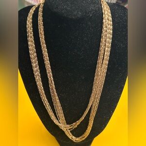 BELLEZZA Goldplated Multistrand Necklace